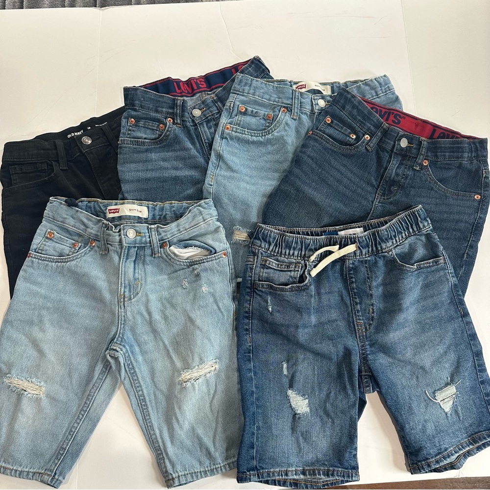 6 Pair Denim Shorts Bundle Size 10 - 12 Large